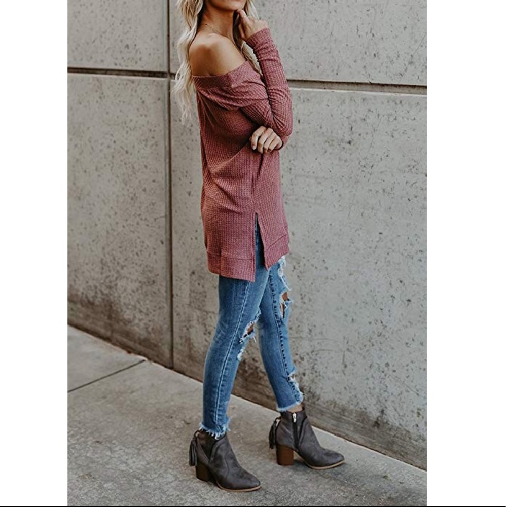 💋 BAILEE Womens Loose Knit Top💋 - Picture 4 of 4